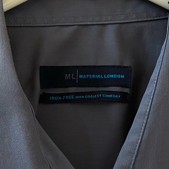 VINTAGE Material London Long-Sleeve Button-Down - Picture 2 of 4